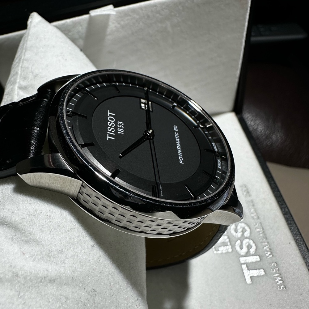 Tissot Black and Silver Men's Watch